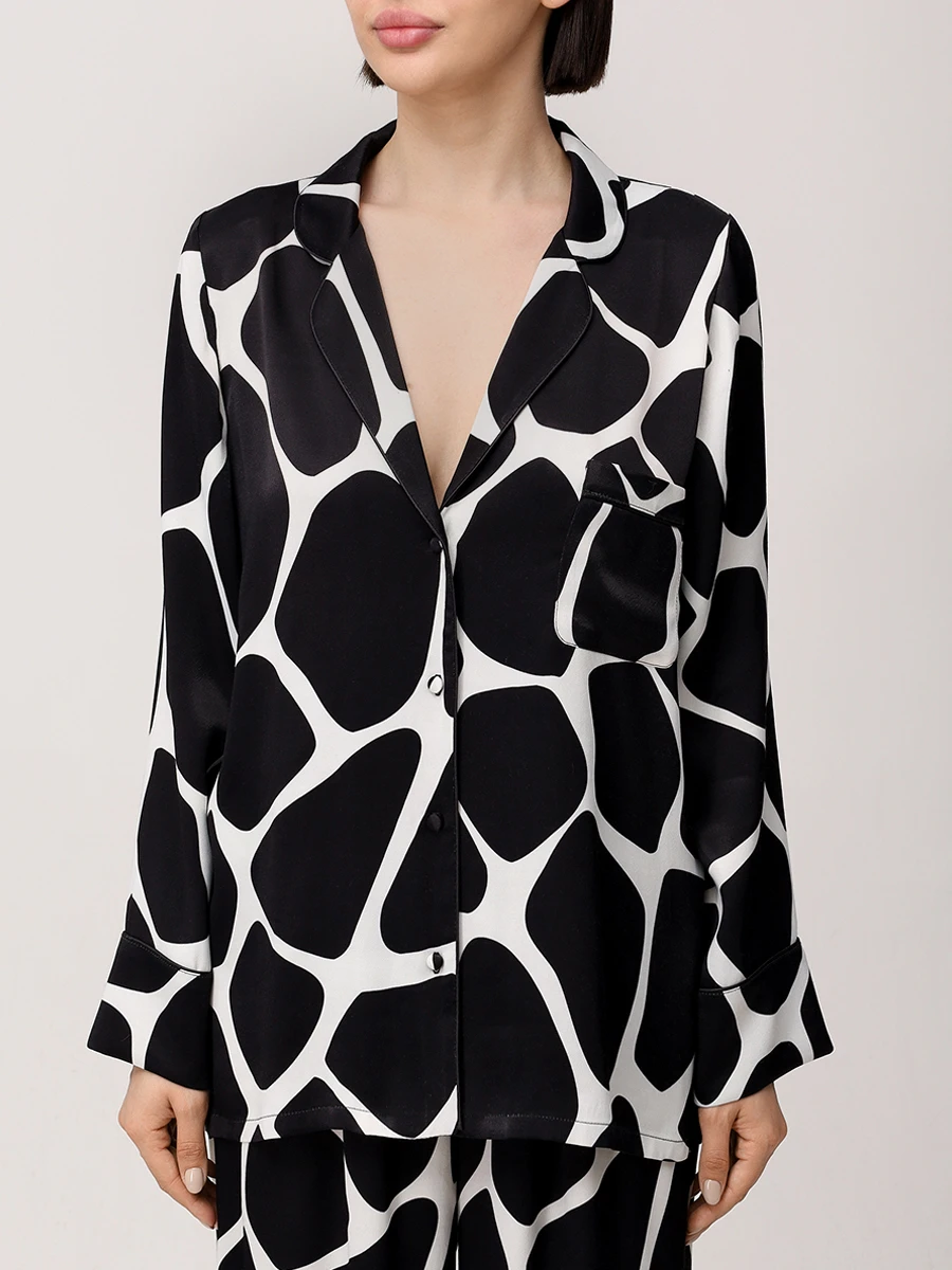 Костюм из шелка и вискозы Агата