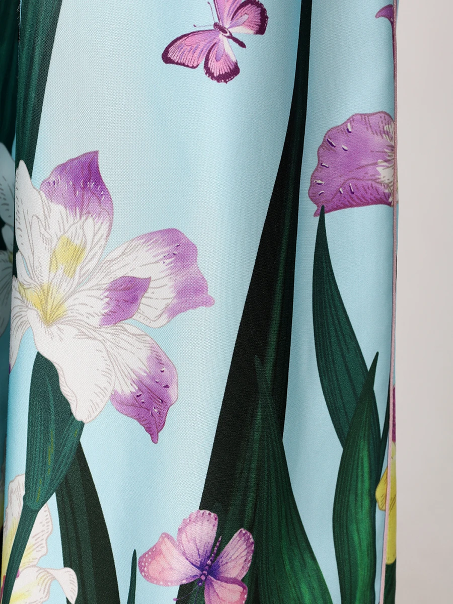 Костюм из шелка и вискозы Ангелина