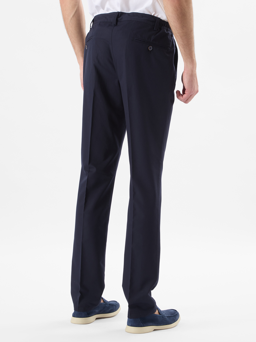 Брюки однотонные