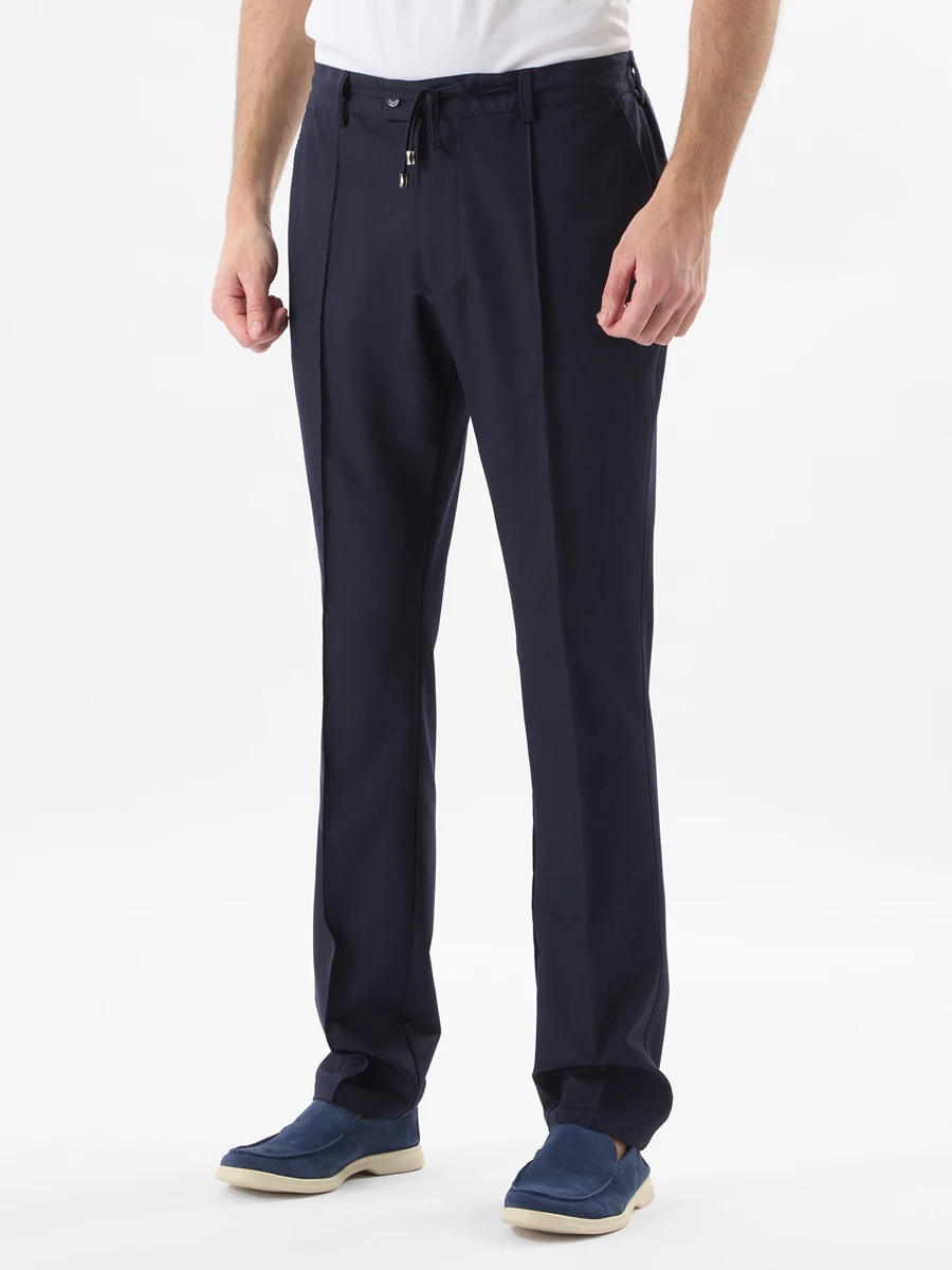 Брюки однотонные