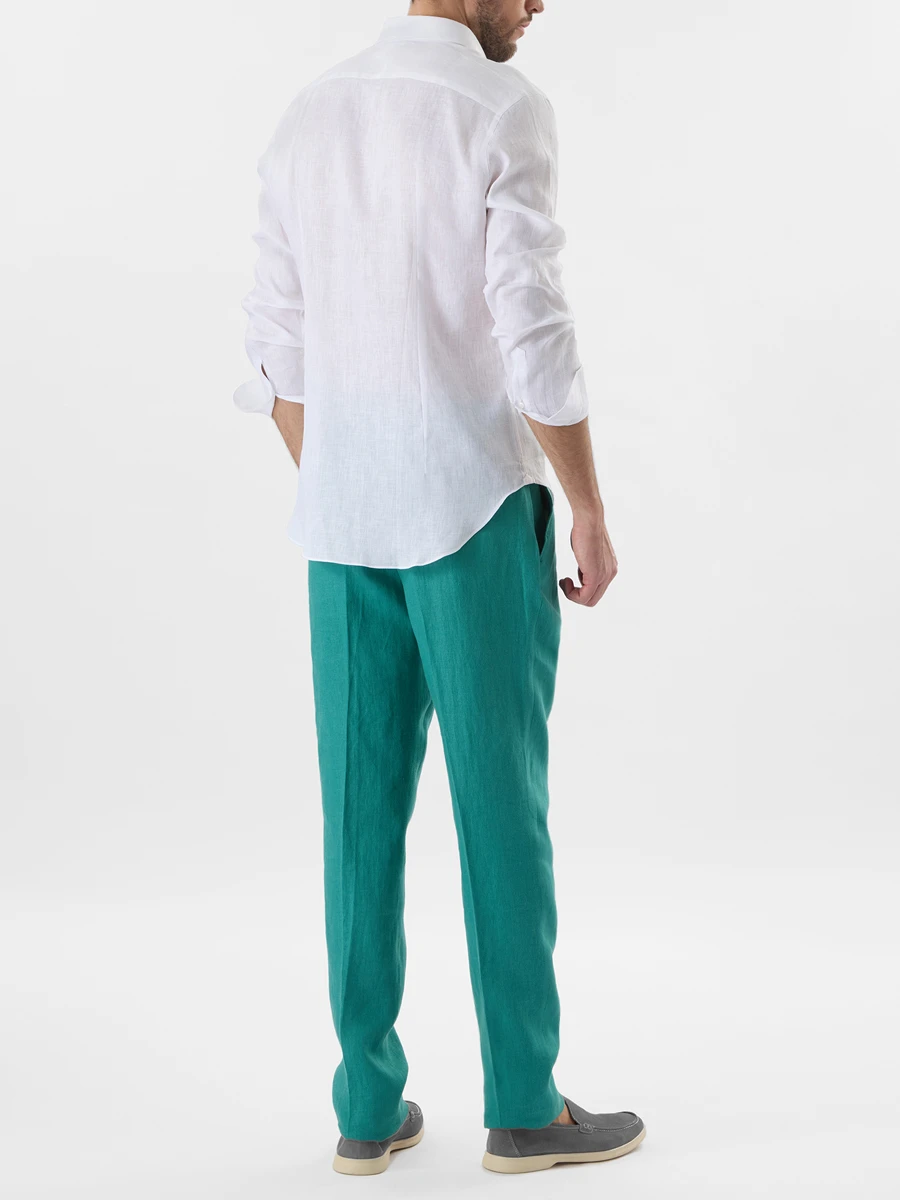 Брюки льняные