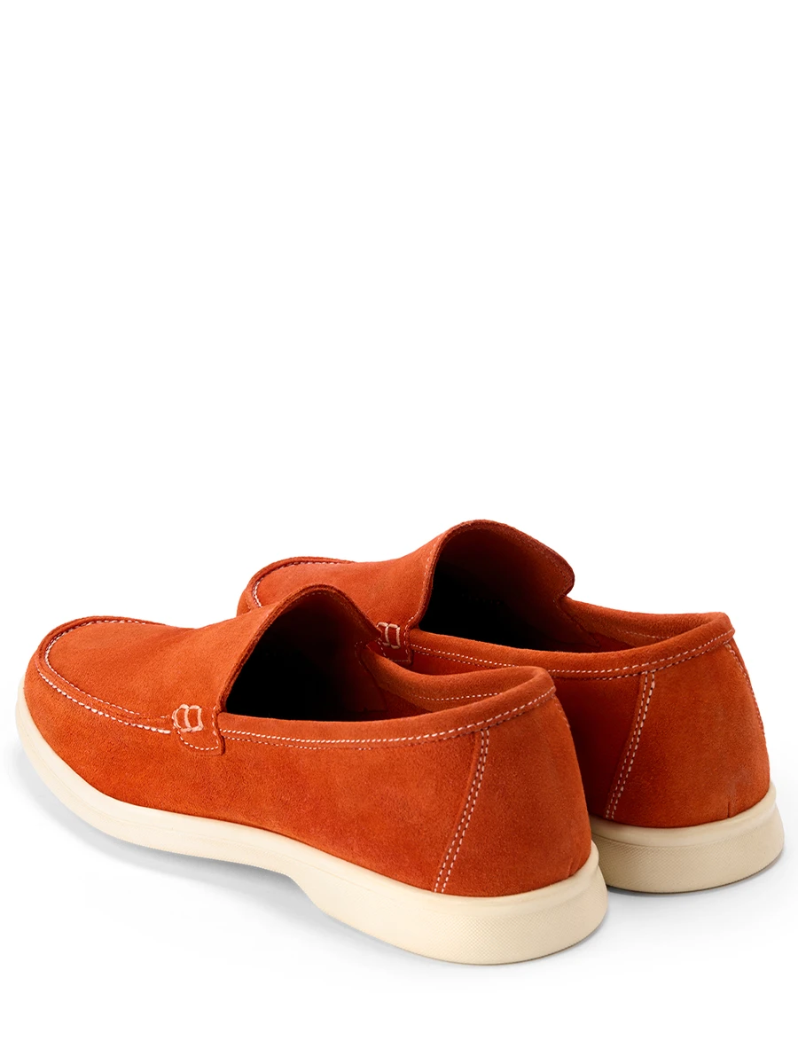 Лоферы замшевые