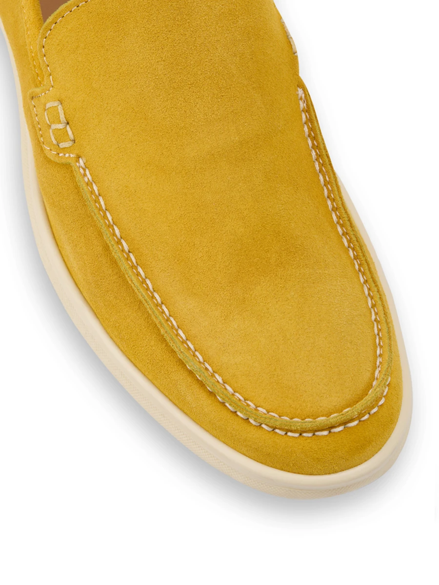 Лоферы замшевые