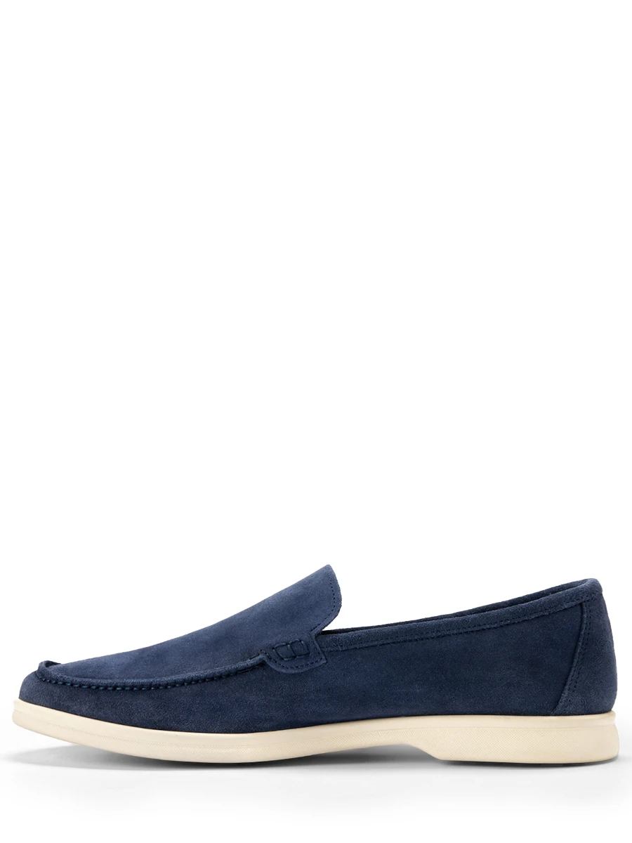 Лоферы замшевые