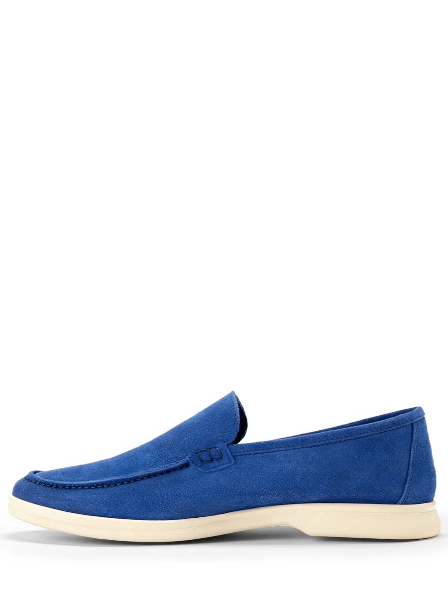 Лоферы замшевые