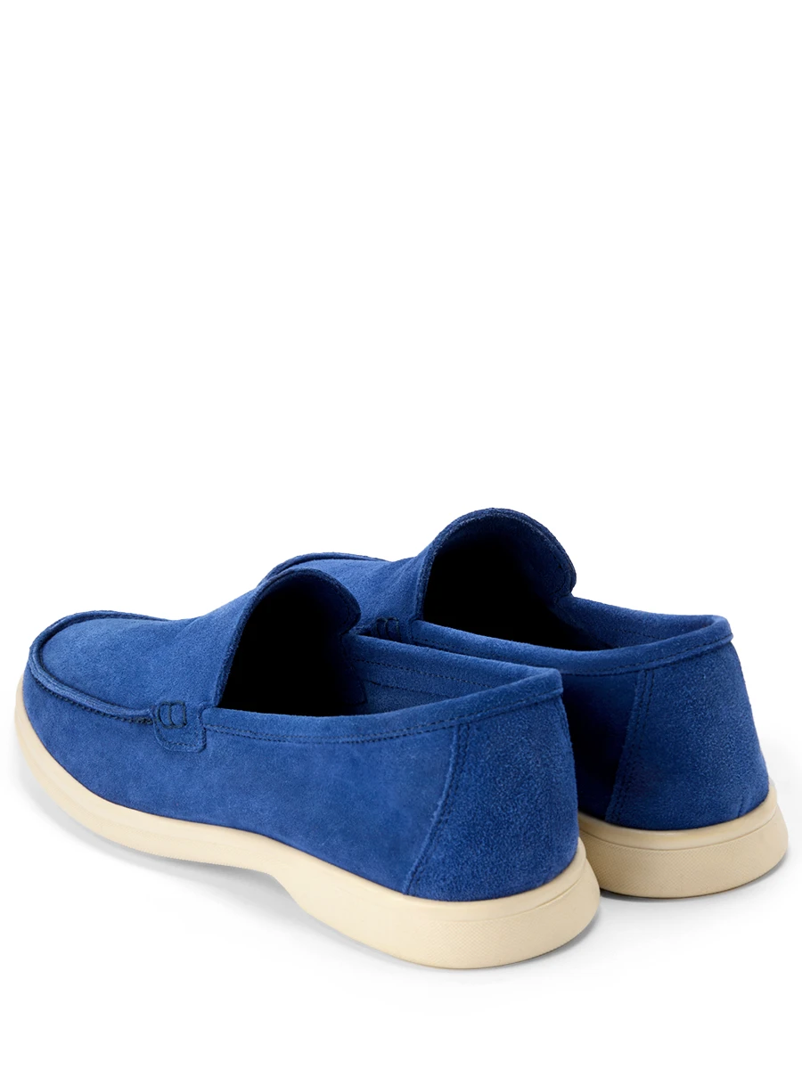 Лоферы замшевые