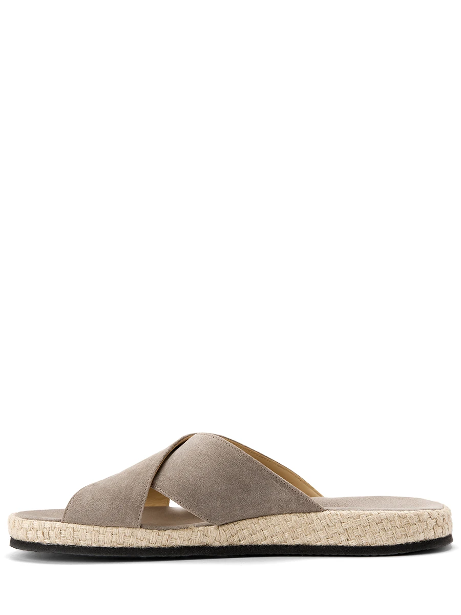 Шлепанцы замшевые