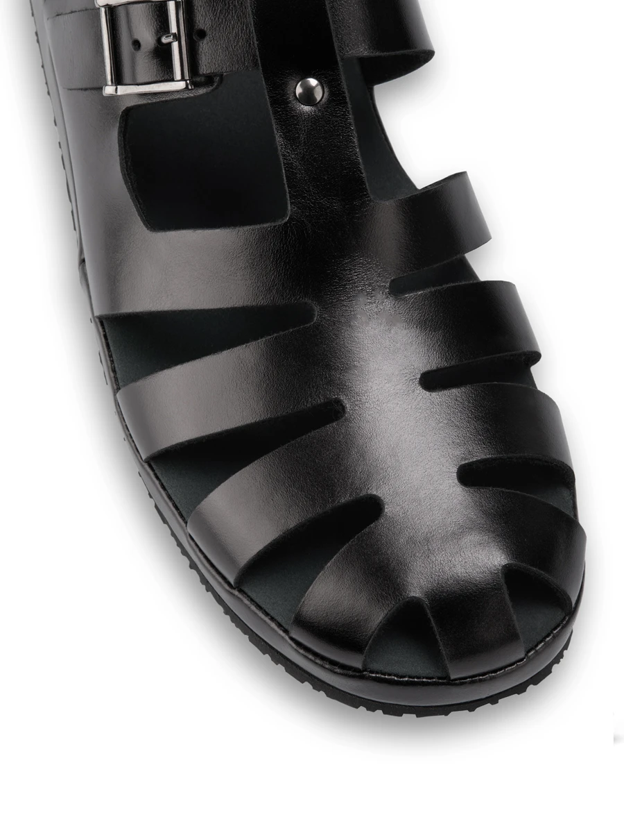 Сандалии кожаные