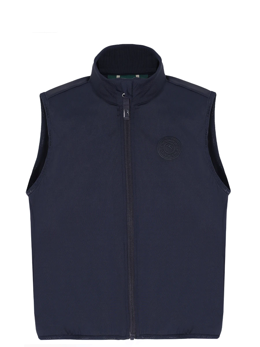 Жилет однотонный