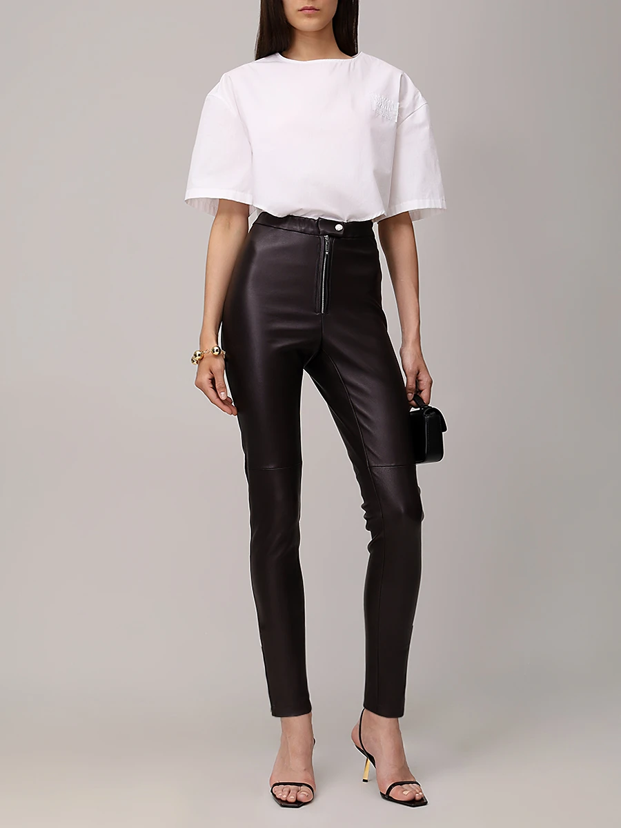 Леггинсы кожаные Jitrois