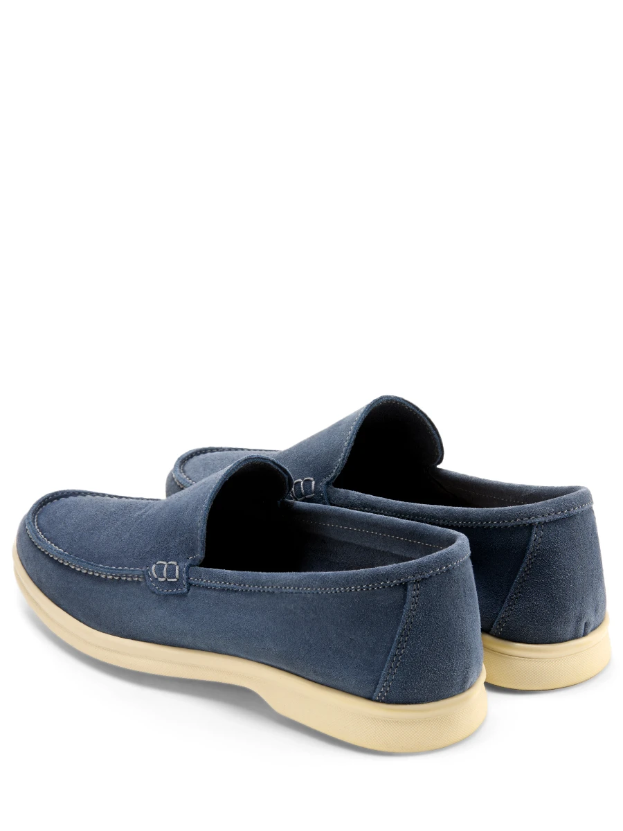 Лоферы замшевые