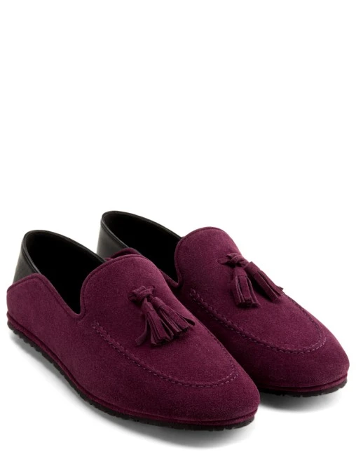 Лоферы велюровые RASCHINI