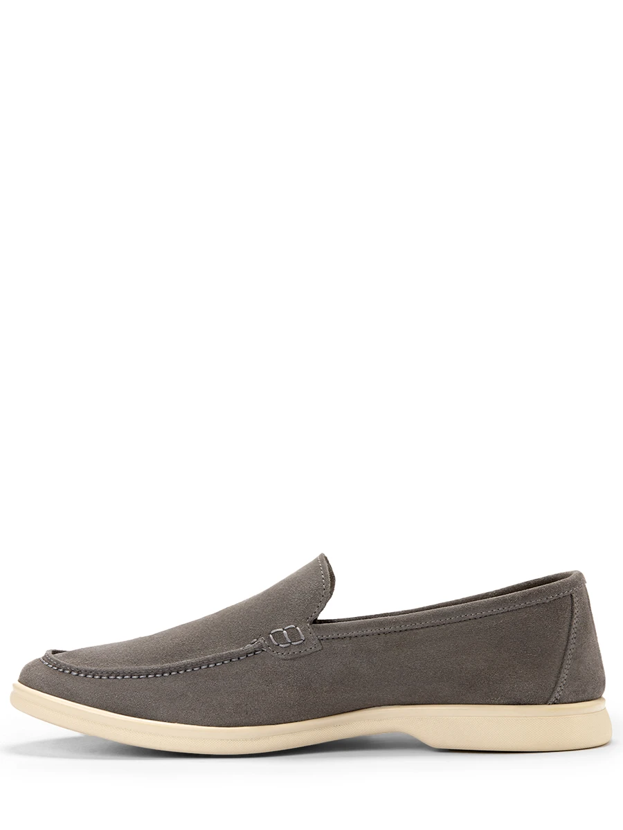 Лоферы замшевые