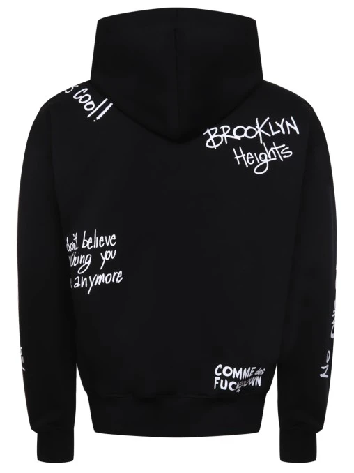 Худи хлопковое COMME DES FUCKDOWN