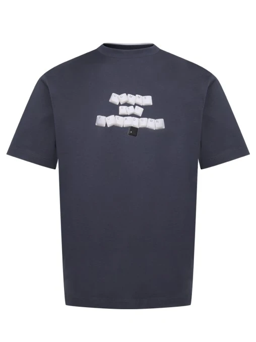 Футболка хлопковая COMME DES FUCKDOWN