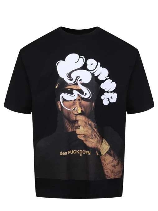 Футболка хлопковая COMME DES FUCKDOWN