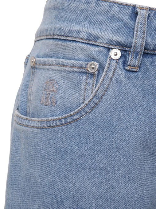 Джинсы хлопковые BRUNELLO CUCINELLI