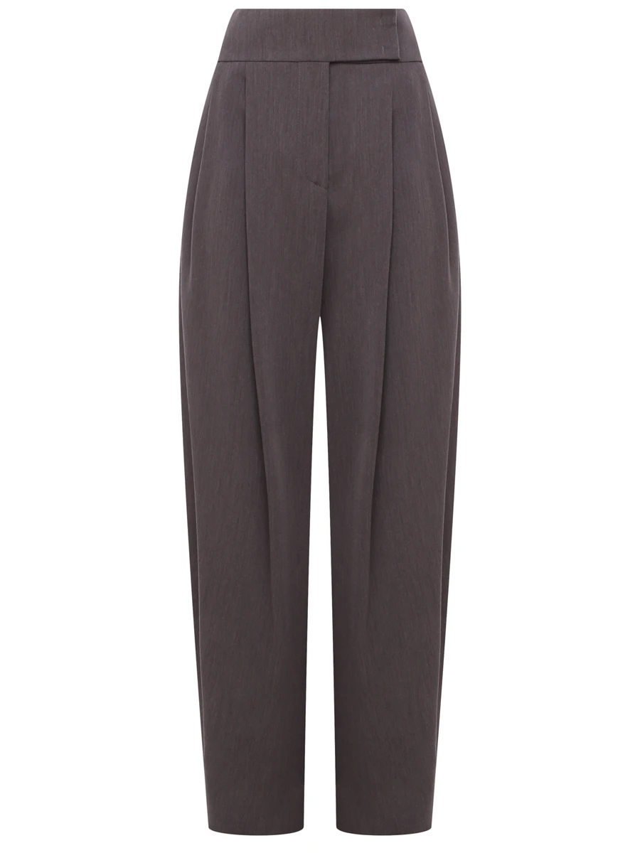 Брюки однотонные