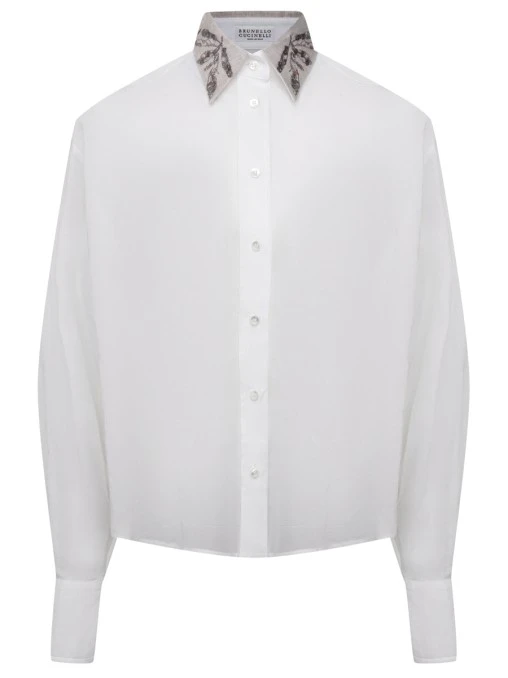 Рубашка хлопковая BRUNELLO CUCINELLI