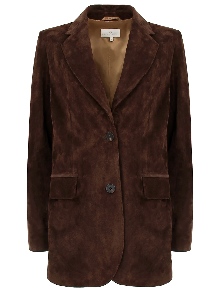 Пиджак замшевый