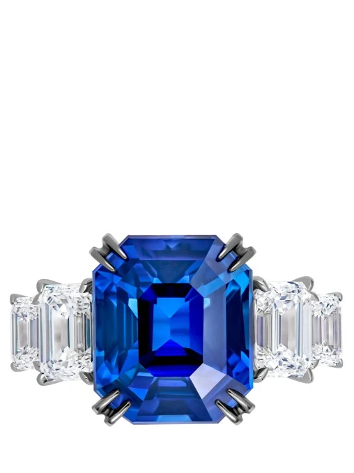 Кольцо с сапфирами и бриллиантами CHAMOVSKIKH JEWELLERY HOUSE
