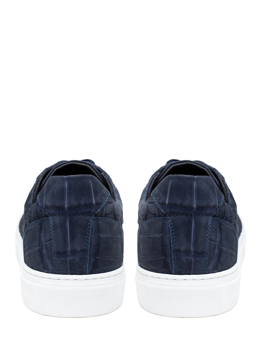 Кеды из кожи крокодила