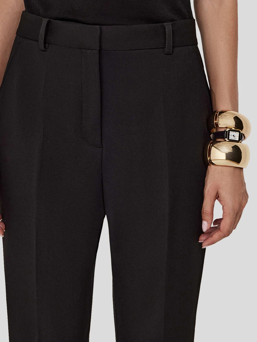 Брюки однотонные