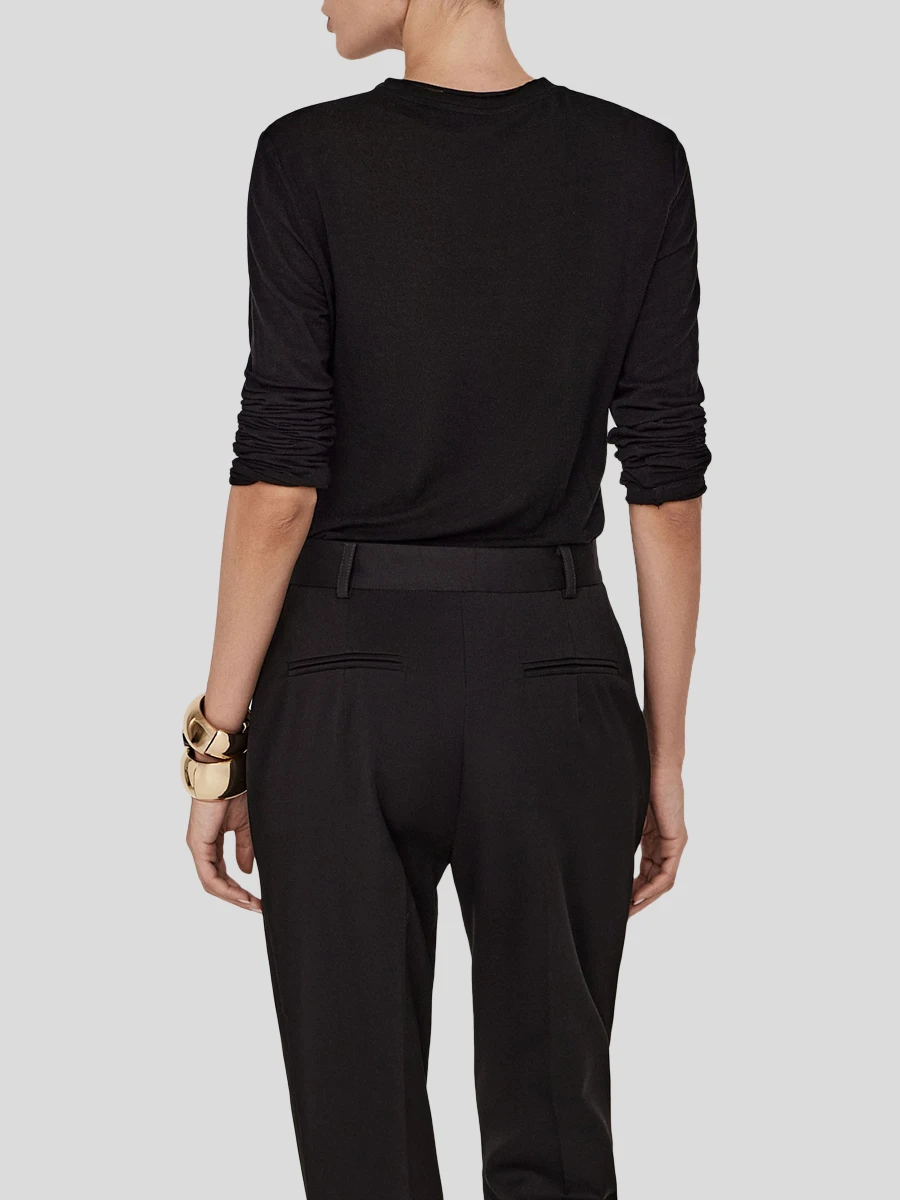 Брюки однотонные