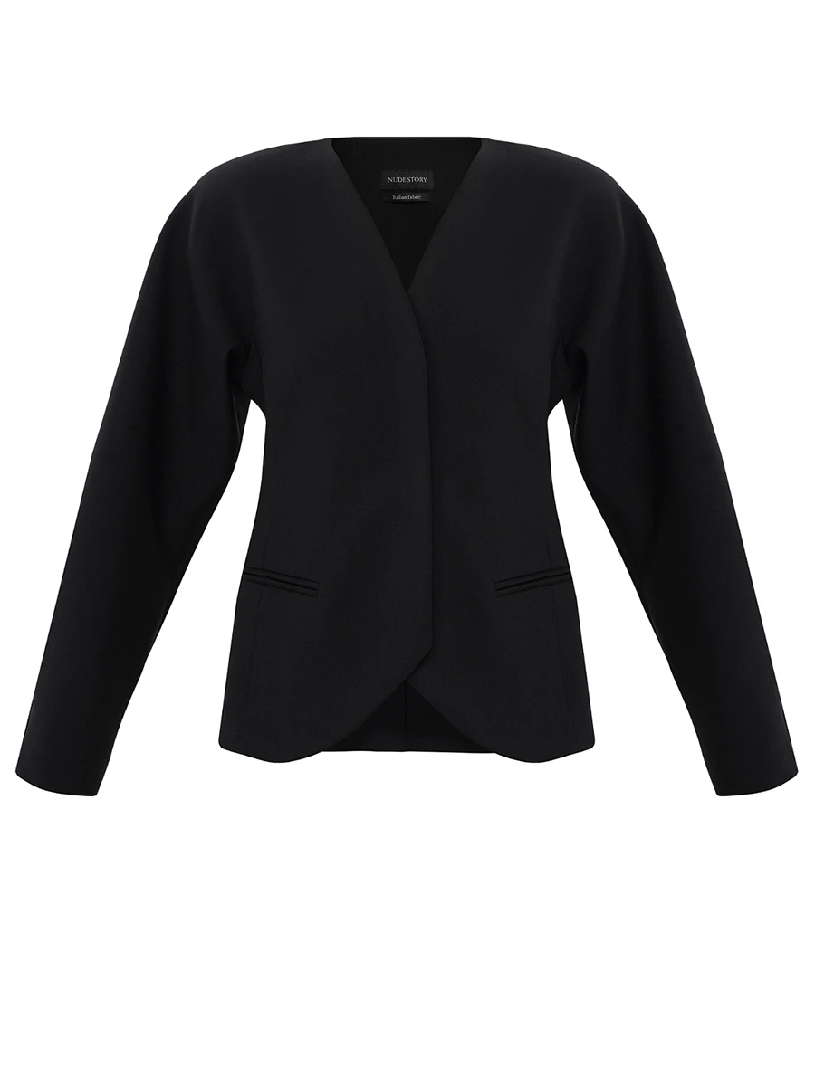 Жакет однотонный