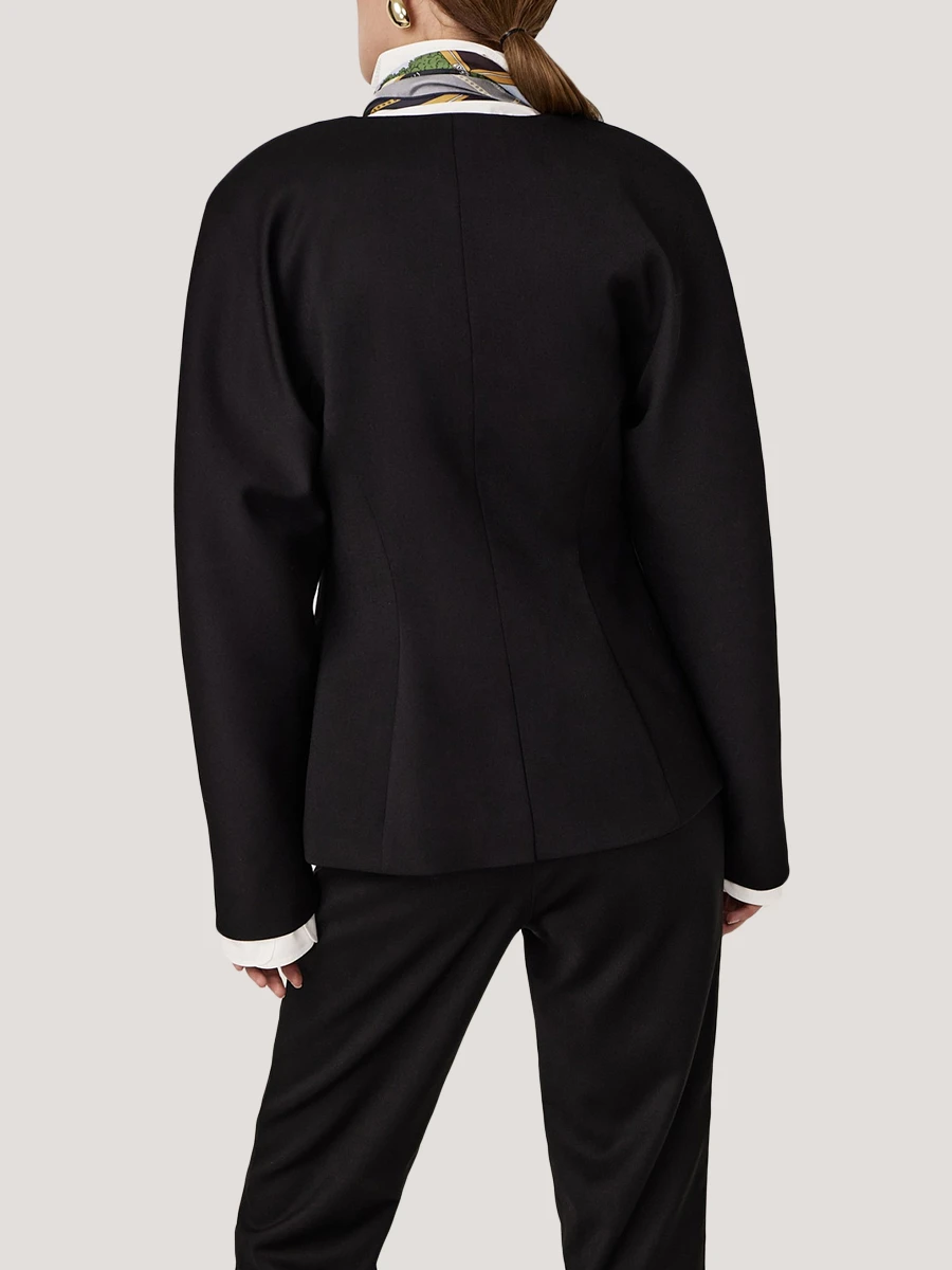 Жакет однотонный