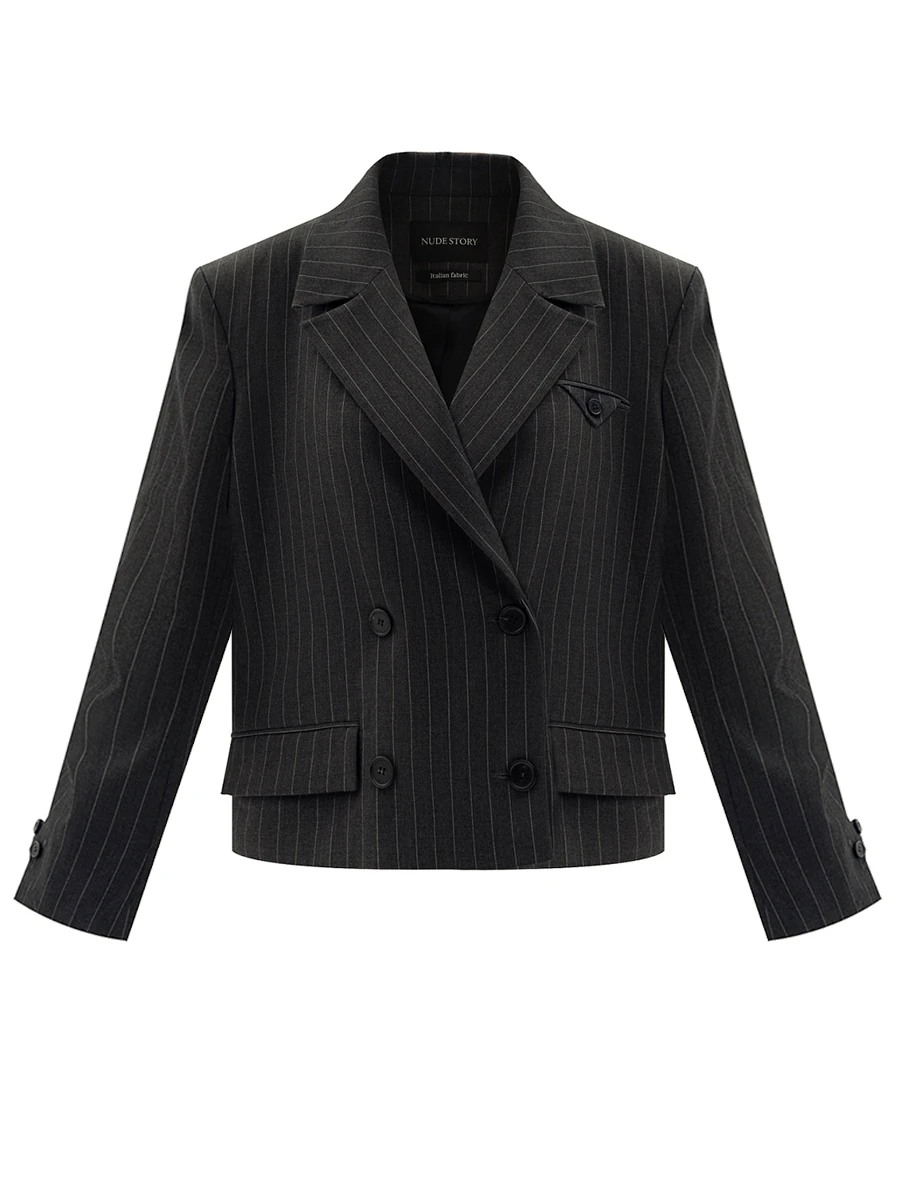 Жакет двубортный