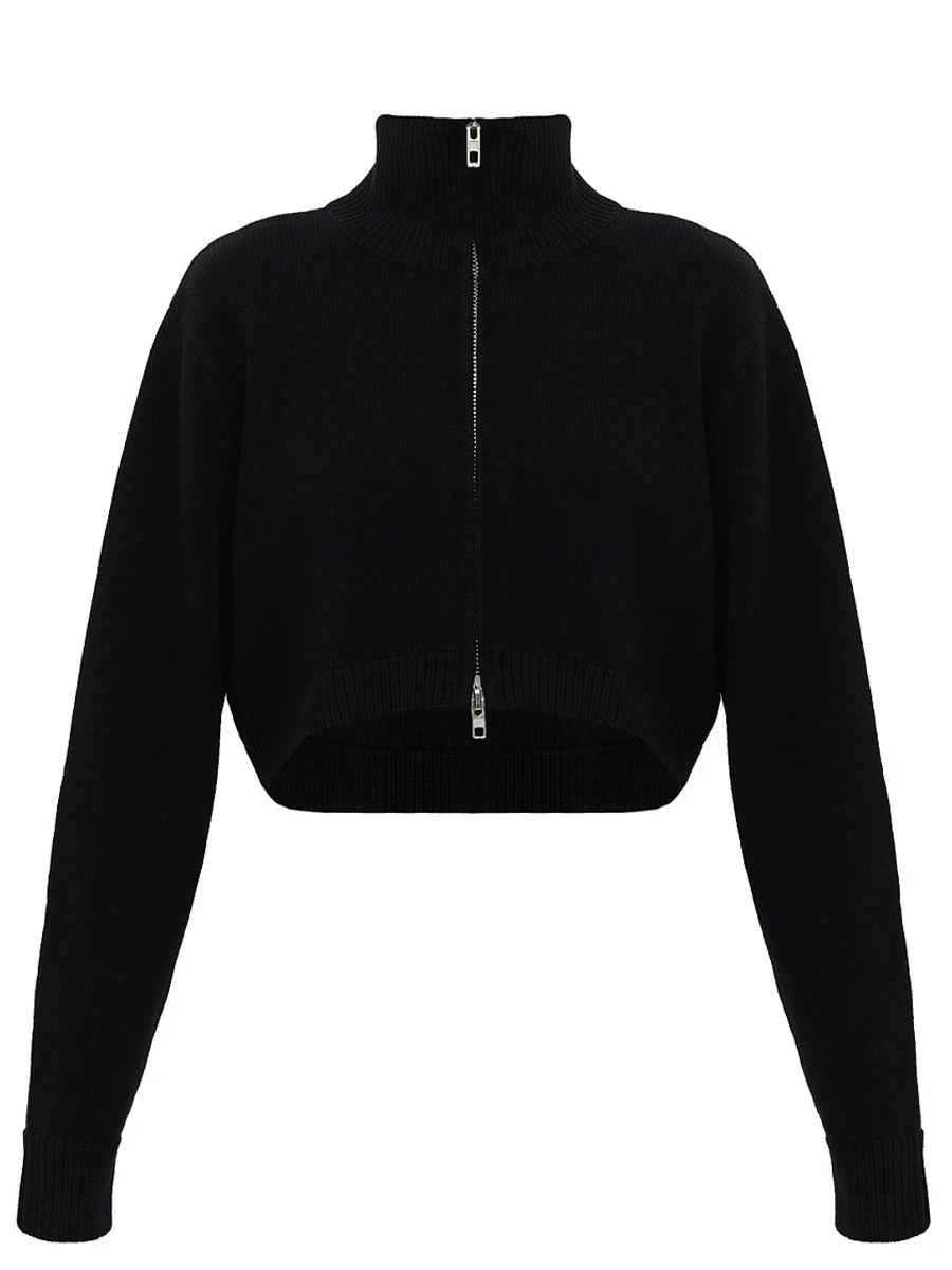 Кардиган из шерсти и хлопка