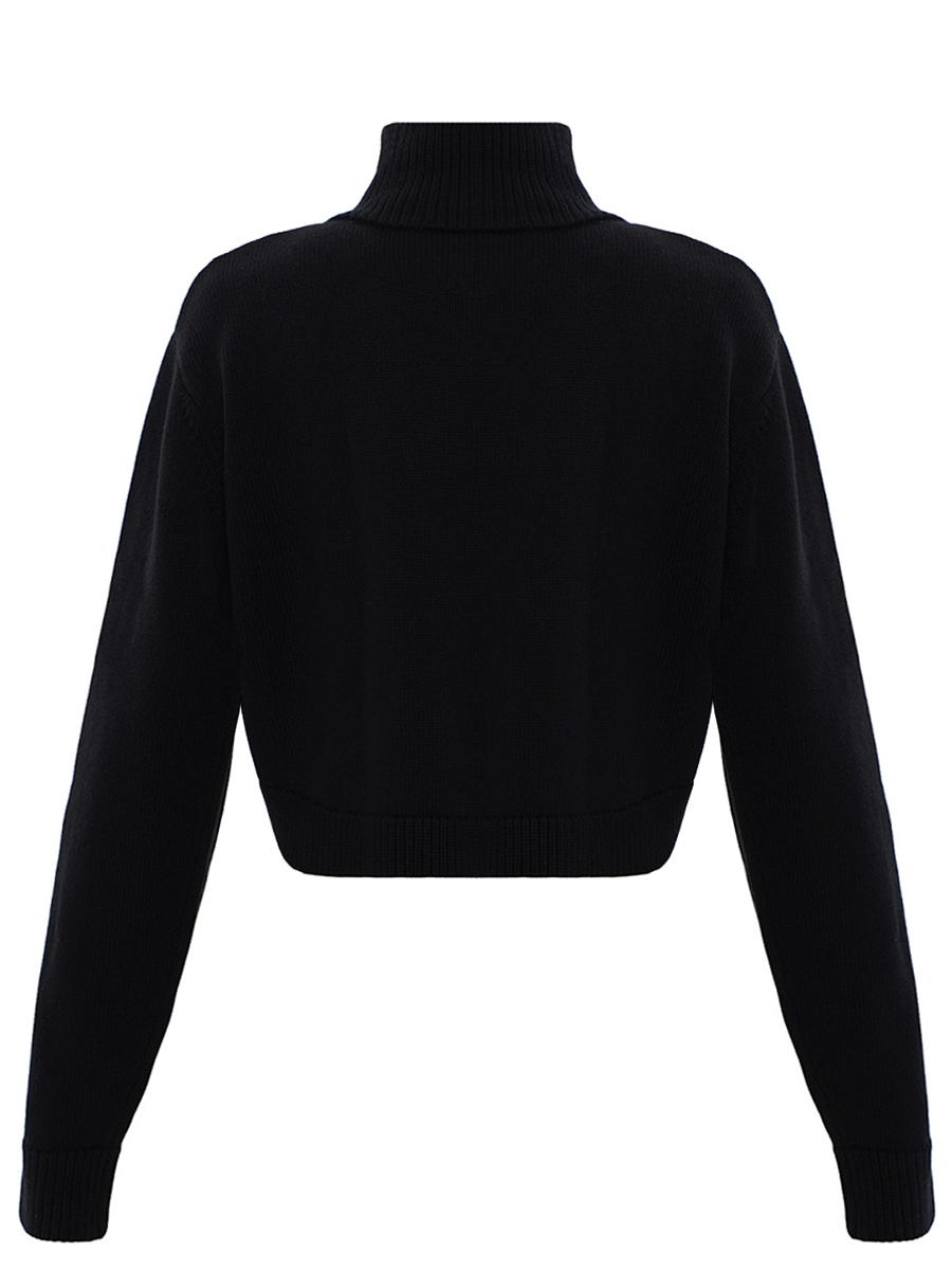 Кардиган из шерсти и хлопка