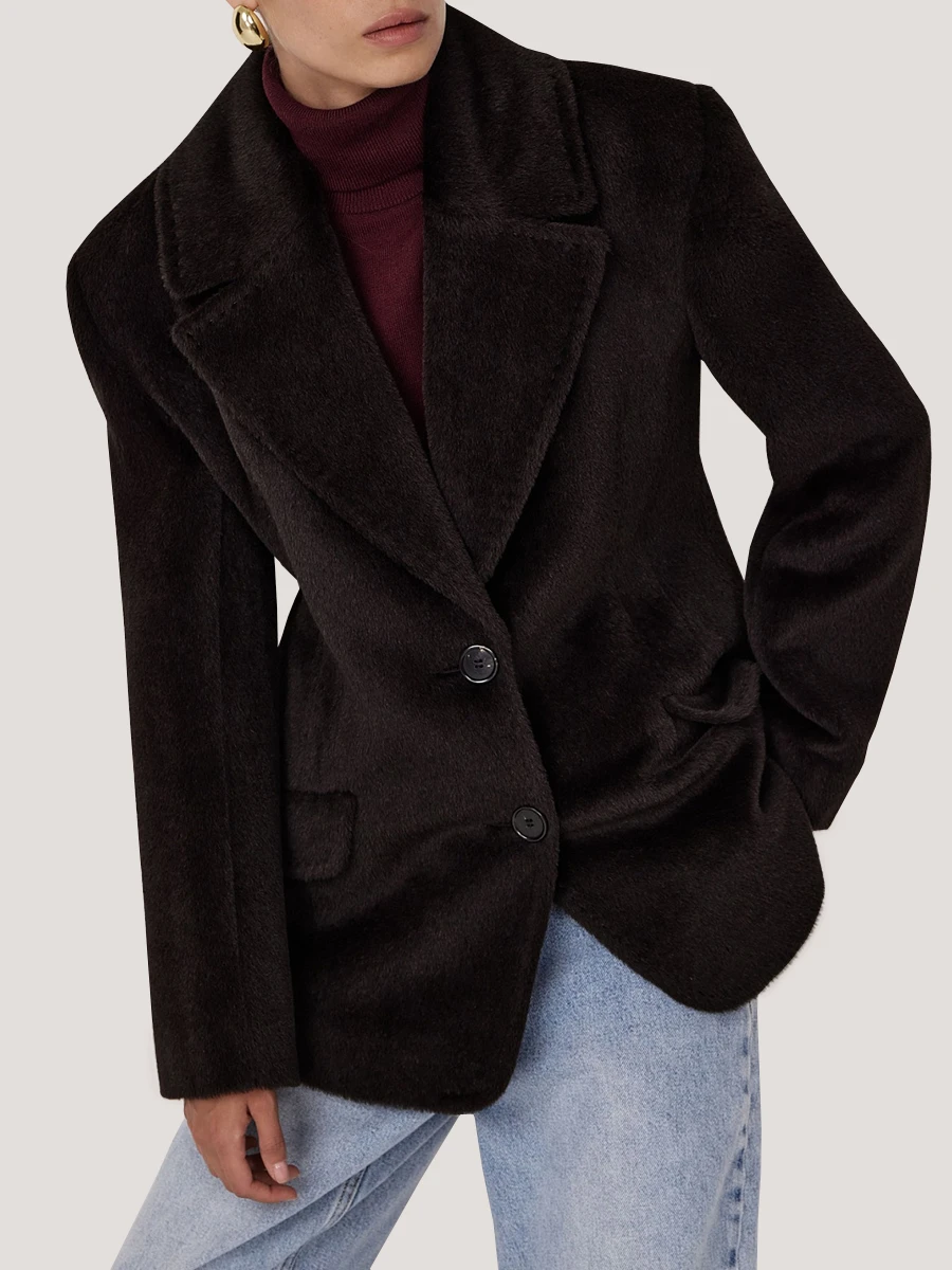 Пальто шерстяное