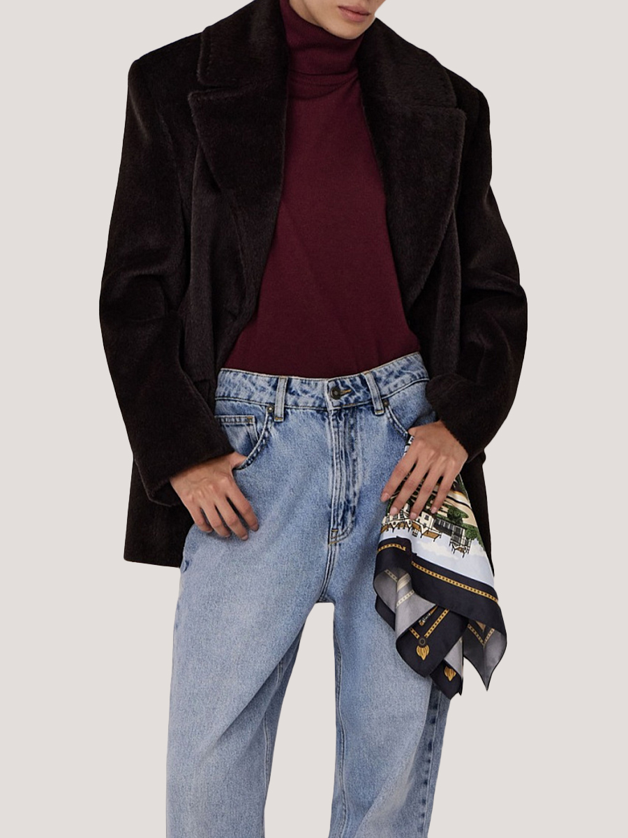 Пальто шерстяное