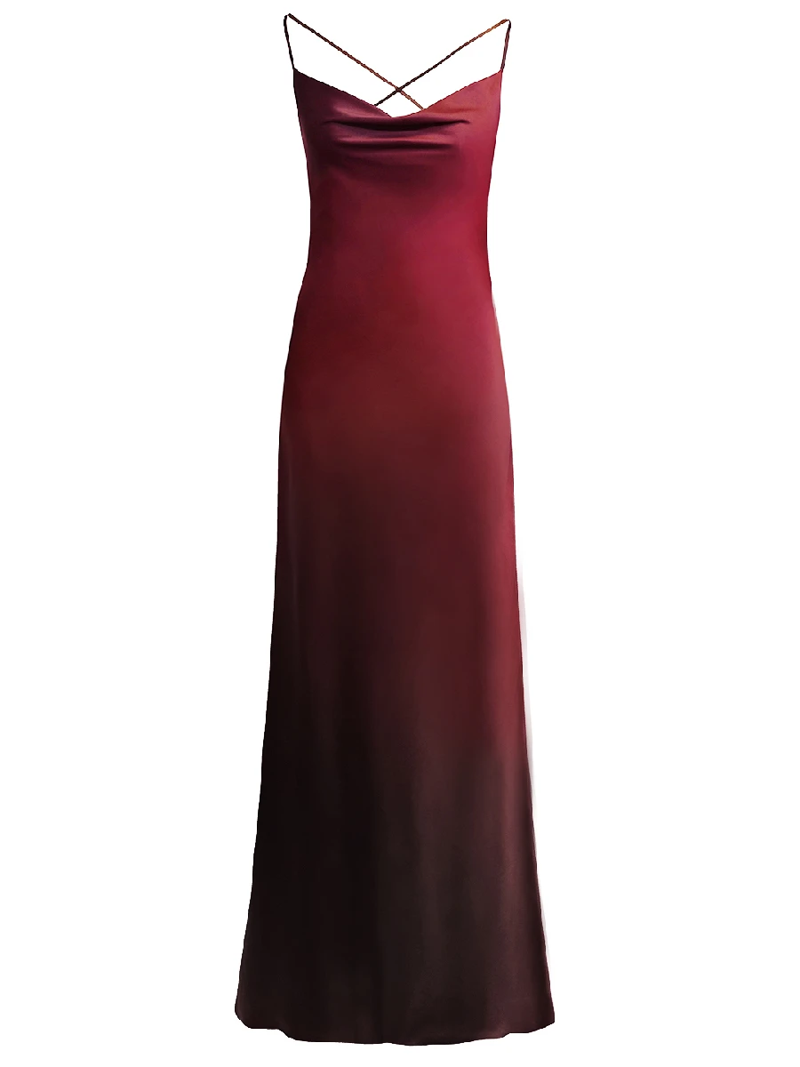 Платье с градиентом