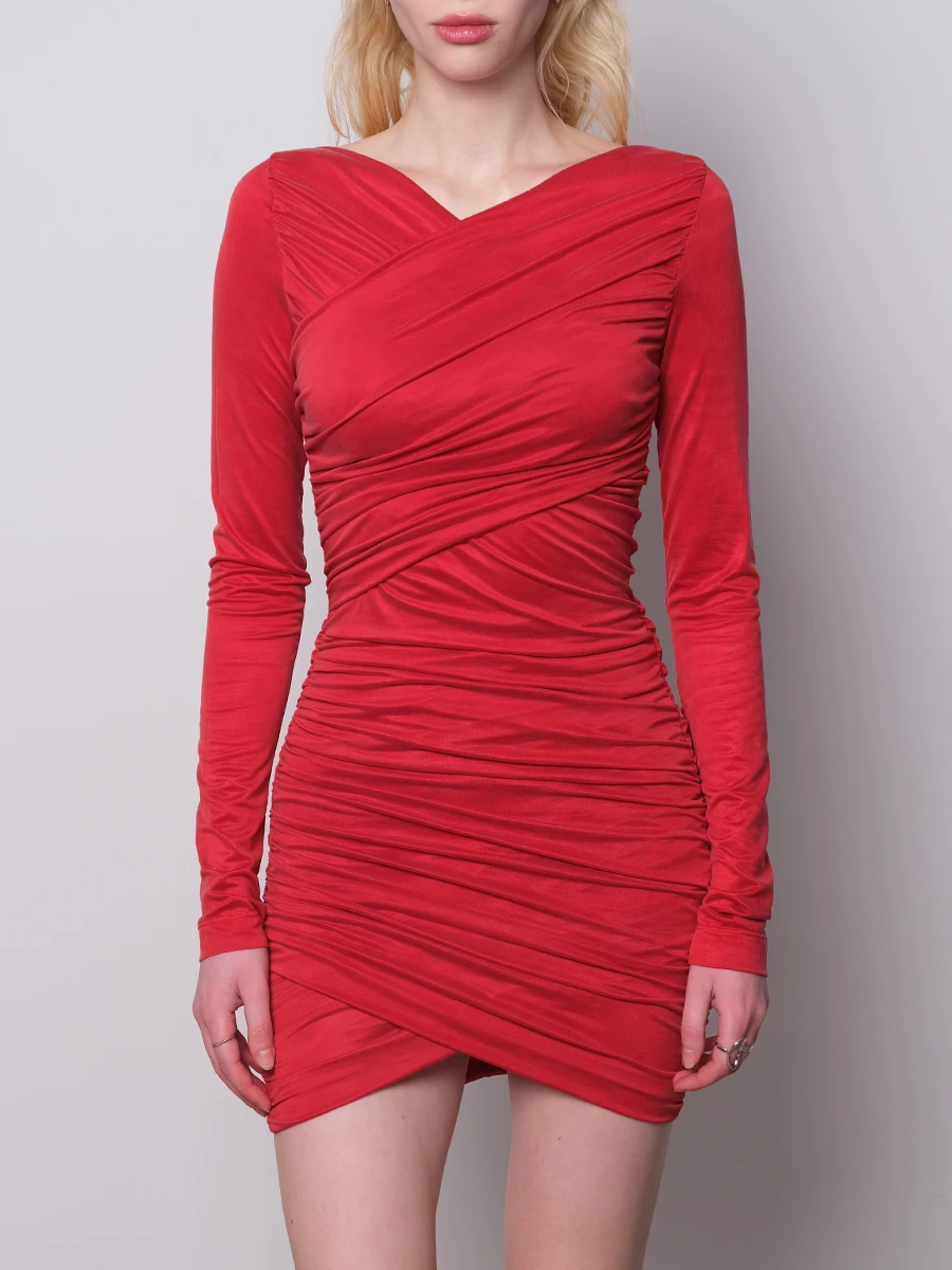 Платье с драпировкой