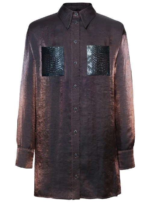 Платье-рубашка хлопковое GESPER