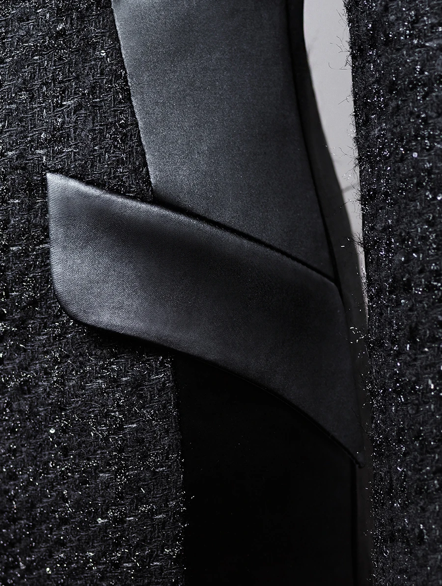 Платье-пиджак шерстяное