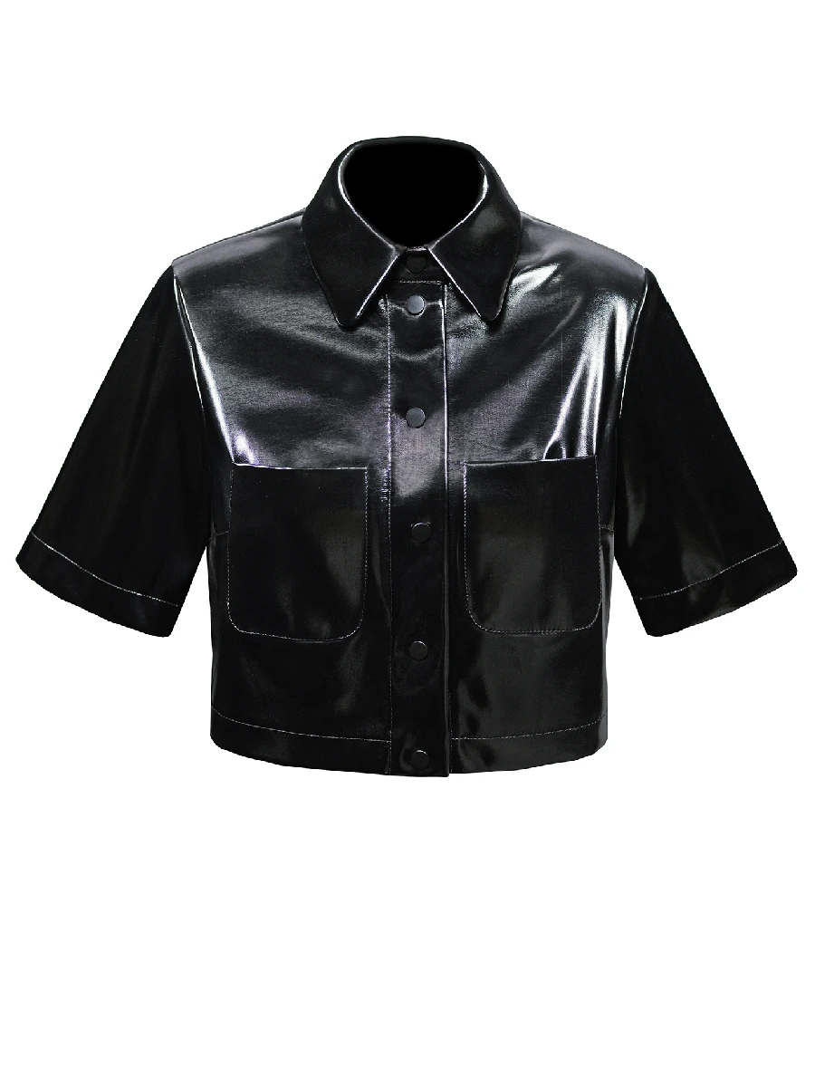 Рубашка однотонная