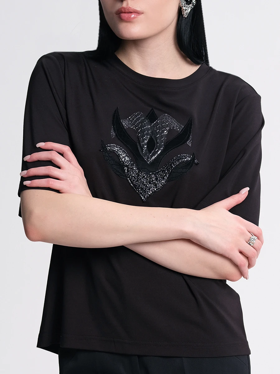 Футболка Орхидея из вискозы