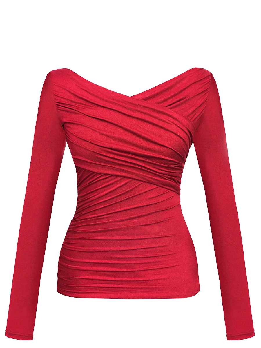 Топ с драпировкой из вискозы