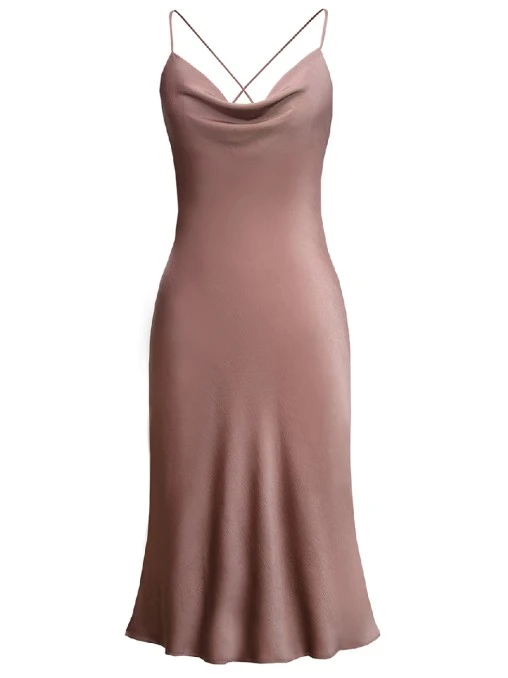 Платье-комбинация однотонное GESPER