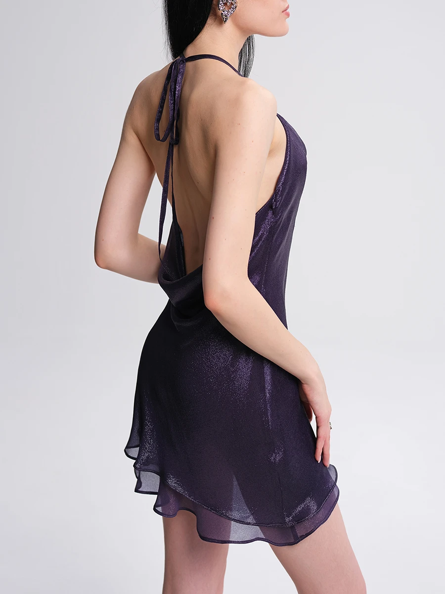 Платье шелковое