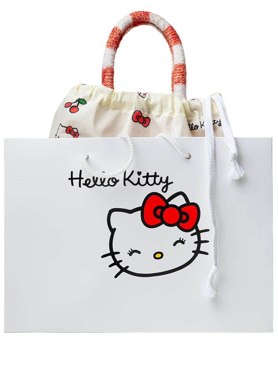 Сумка-тоут текстильная Hello Kitty Red mini