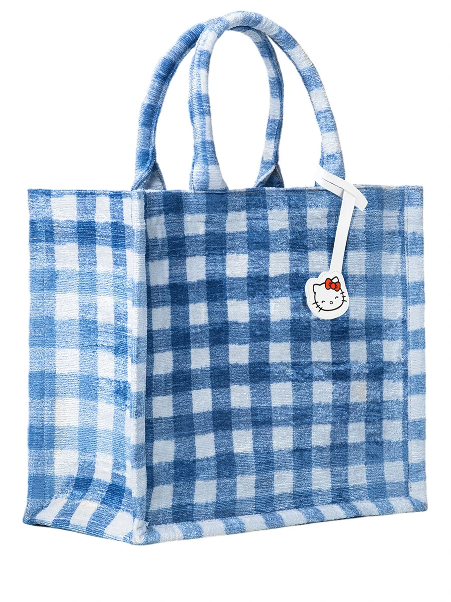 Сумка-тоут текстильная Hello Kitty Blue large