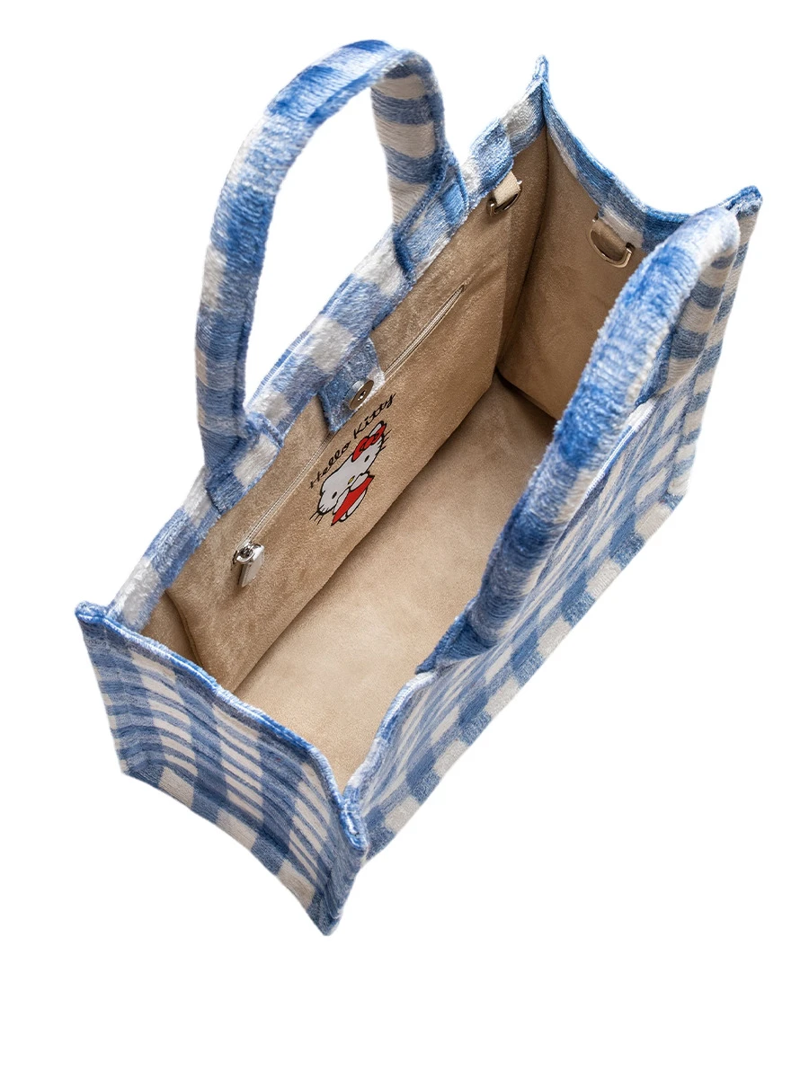 Сумка-тоут текстильная Hello Kitty Blue large