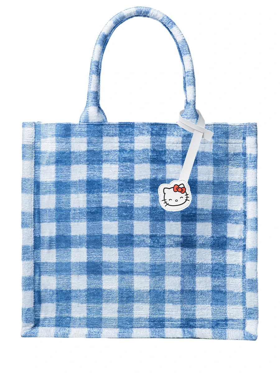 Сумка-тоут текстильная Hello Kitty Blue medium