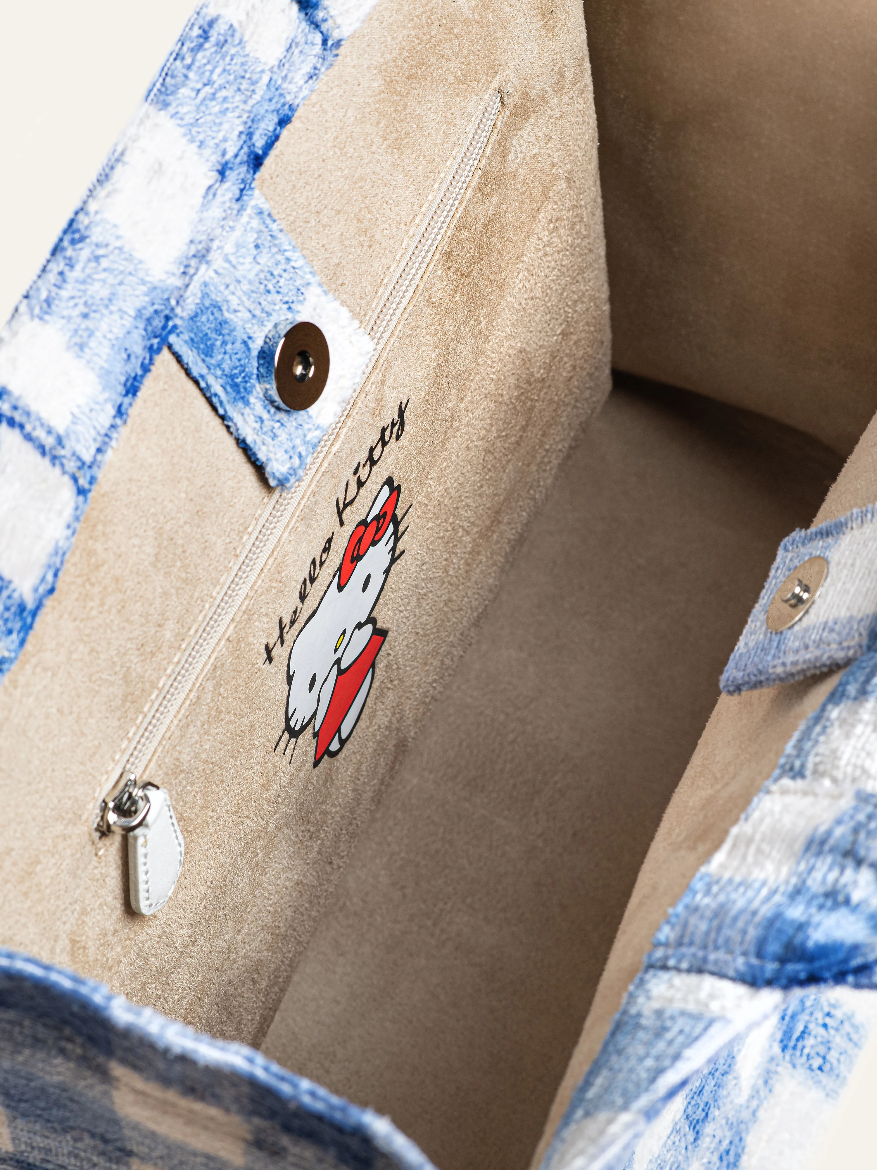 Сумка-тоут текстильная Hello Kitty Blue medium