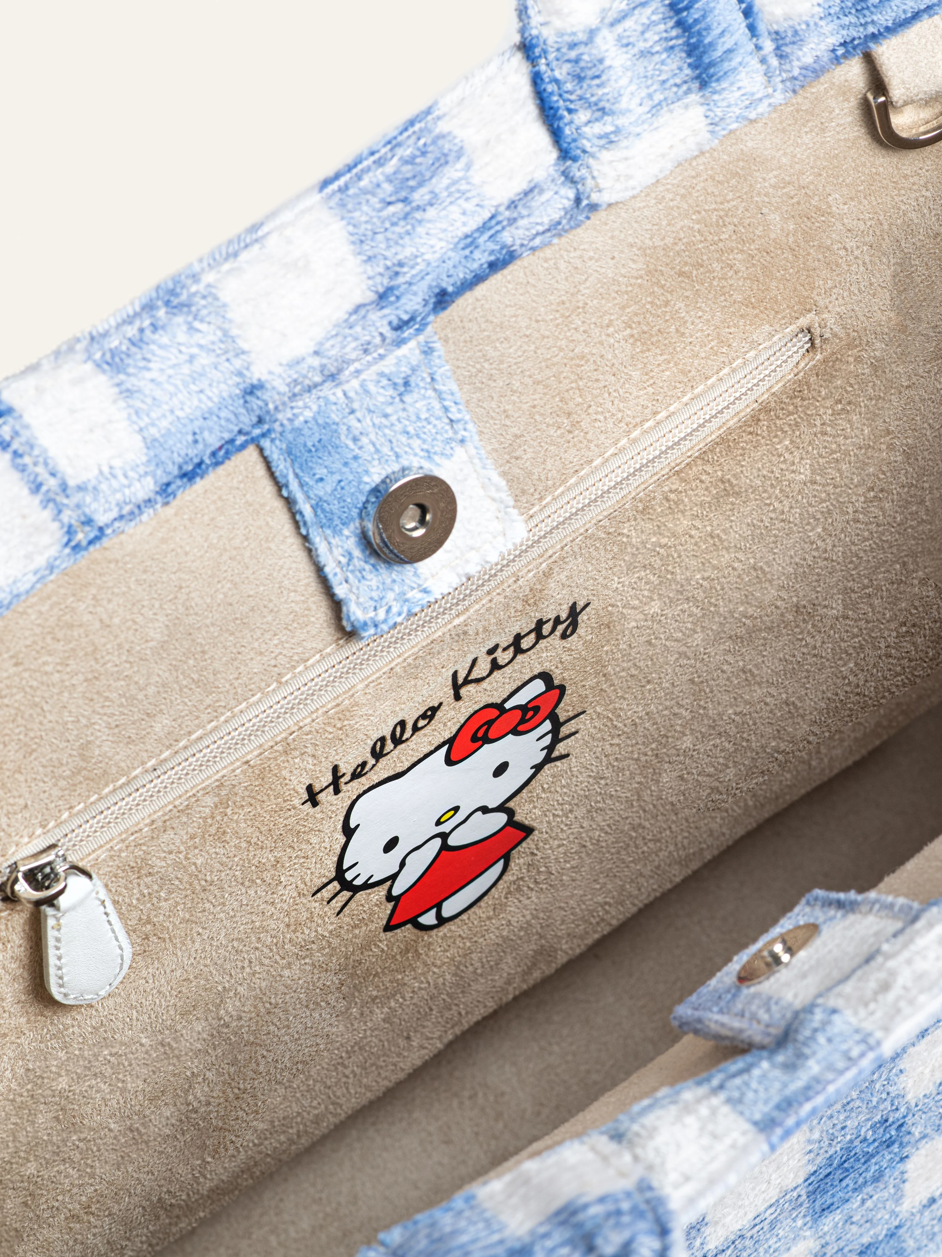 Сумка-тоут текстильная Hello Kitty Blue medium